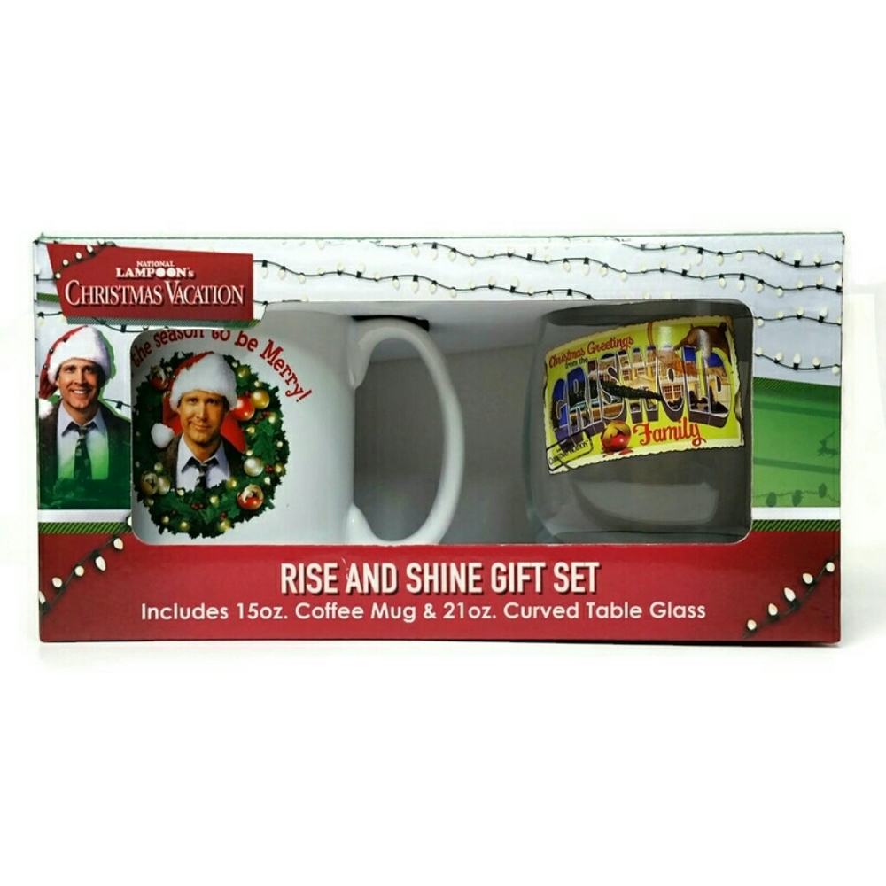 National Lampoon's Christmas Vacation Mug & Glass